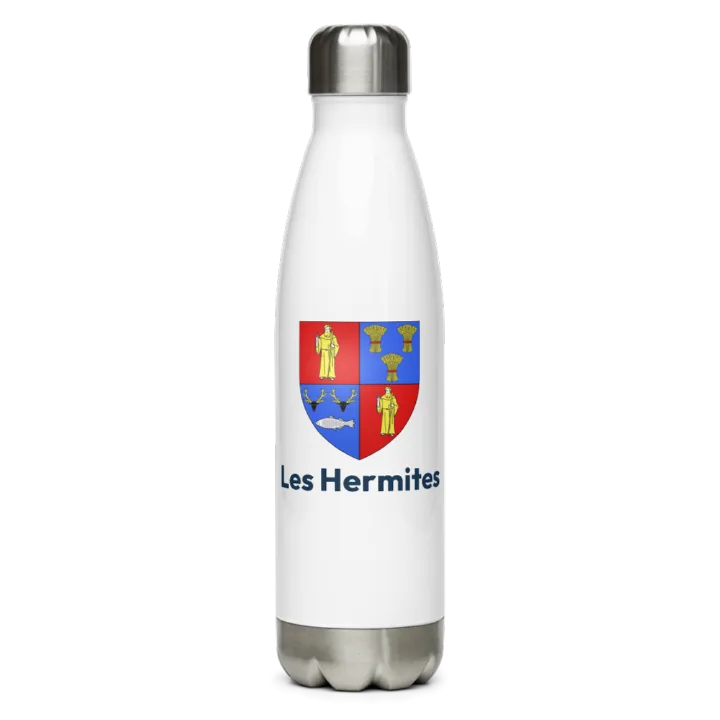 Gourde inox blason de Les Hermites