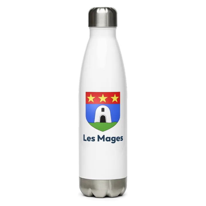 Gourde inox blason de Les Mages
