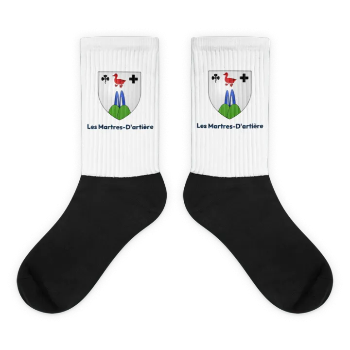 Chaussettes — blason des Martres-d'Artière