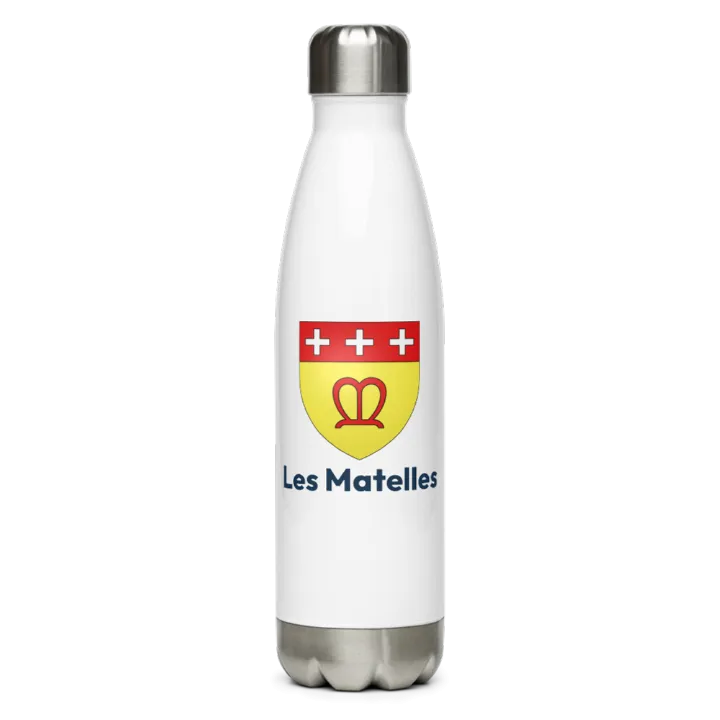 Gourde inox blason de Les Matelles