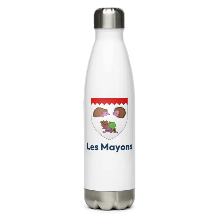 Gourde inox blason de Les Mayons