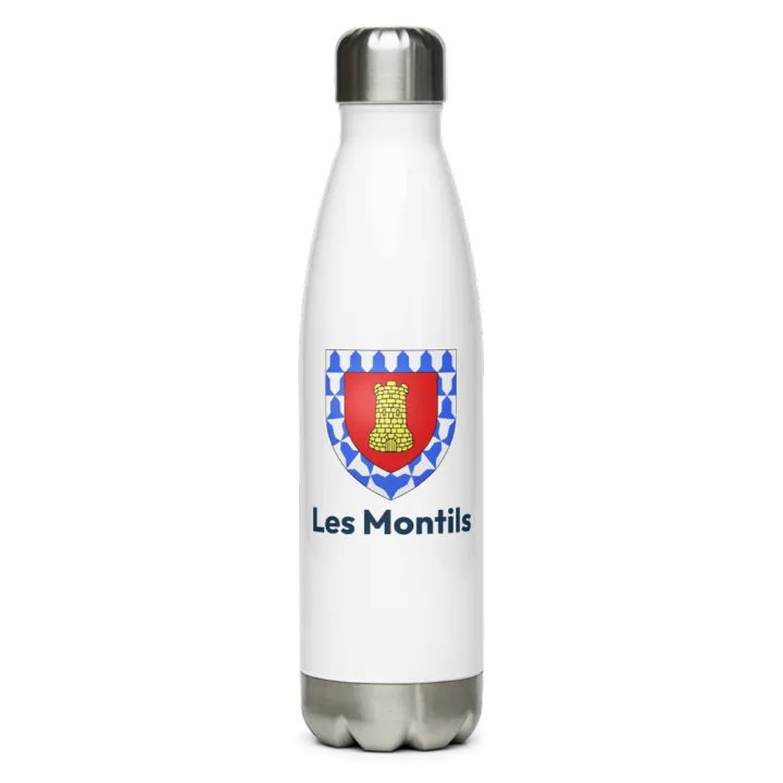 Gourde inox blason de Les Montils