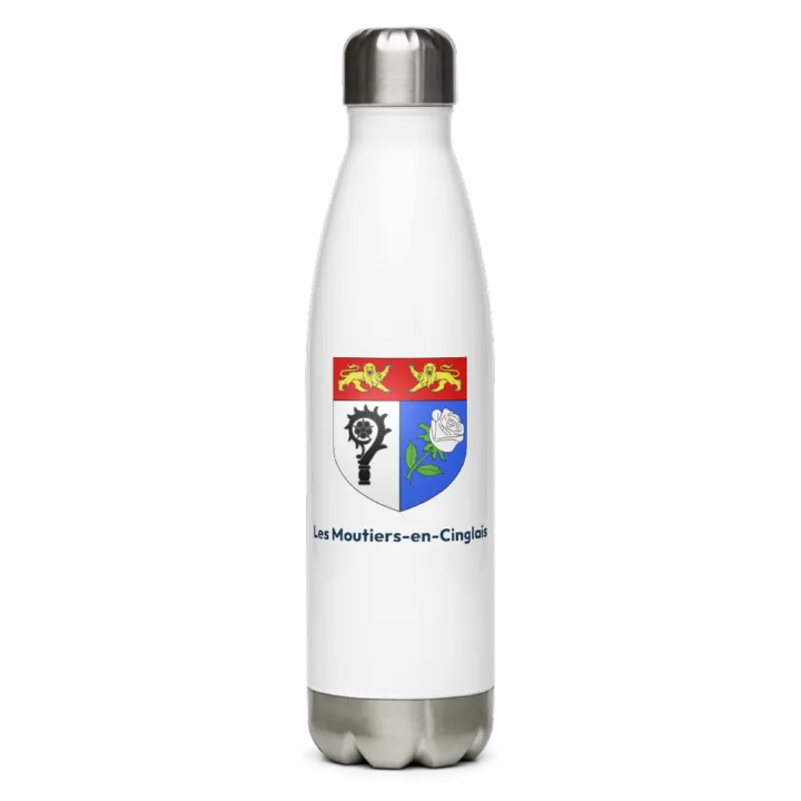 Gourde inox blason de Les Moutiers-en-Cinglais