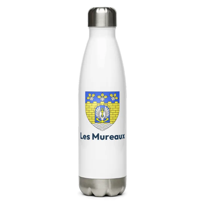 Gourde inox blason de Les Mureaux