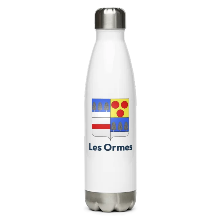 Gourde inox blason de Les Ormes