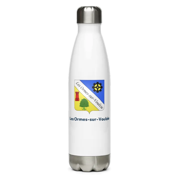 Gourde inox blason de Les Ormes-sur-Voulzie