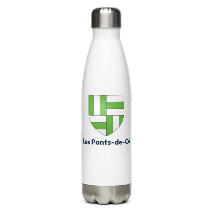 Gourde inox — blason des Ponts-de-Cé