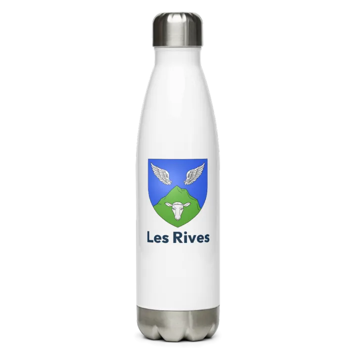 Gourde inox blason de Les Rives