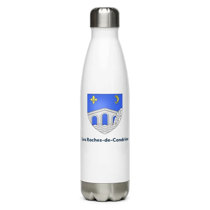 Gourde inox blason de Les Roches-de-Condrieu