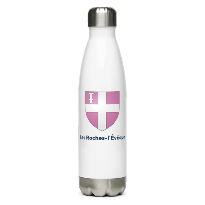 Gourde inox blason de Les Roches-l'Évêque