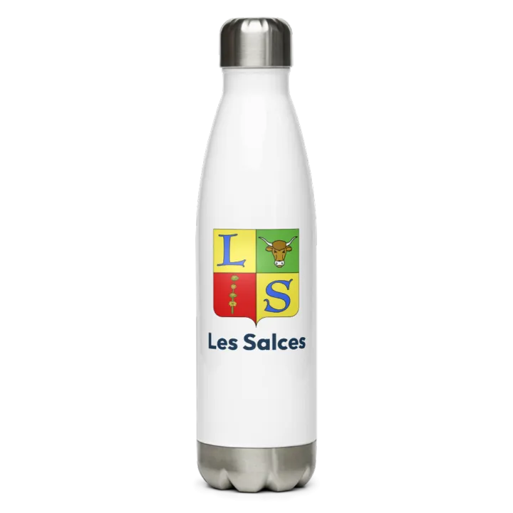 Gourde inox blason de Les Salces