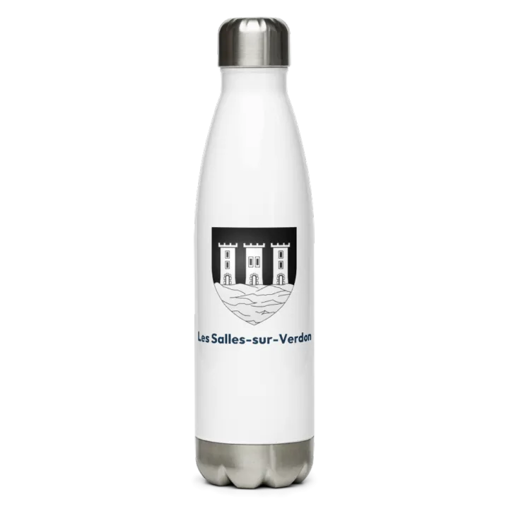 Gourde inox blason de Les Salles-sur-Verdon
