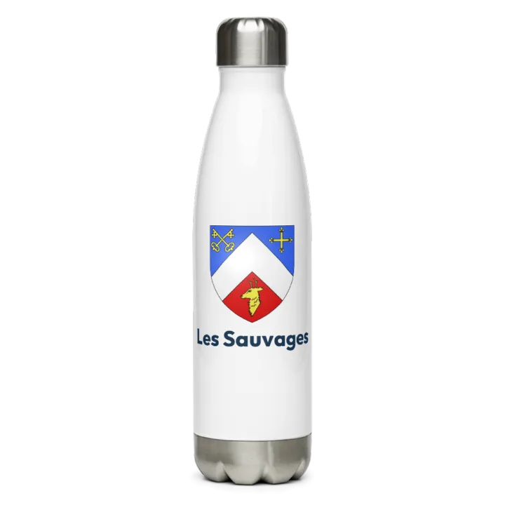 Gourde inox blason de Les Sauvages