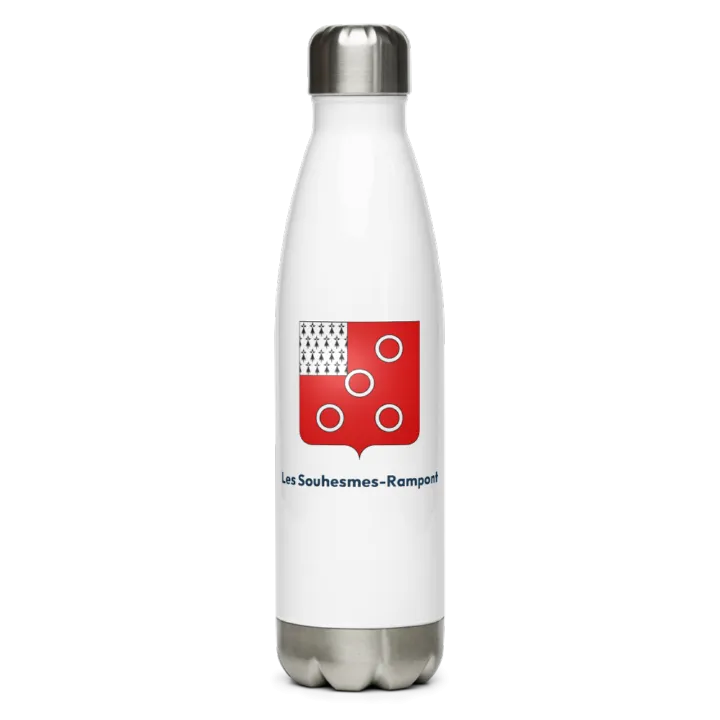 Gourde inox blason de Les Souhesmes-Rampont