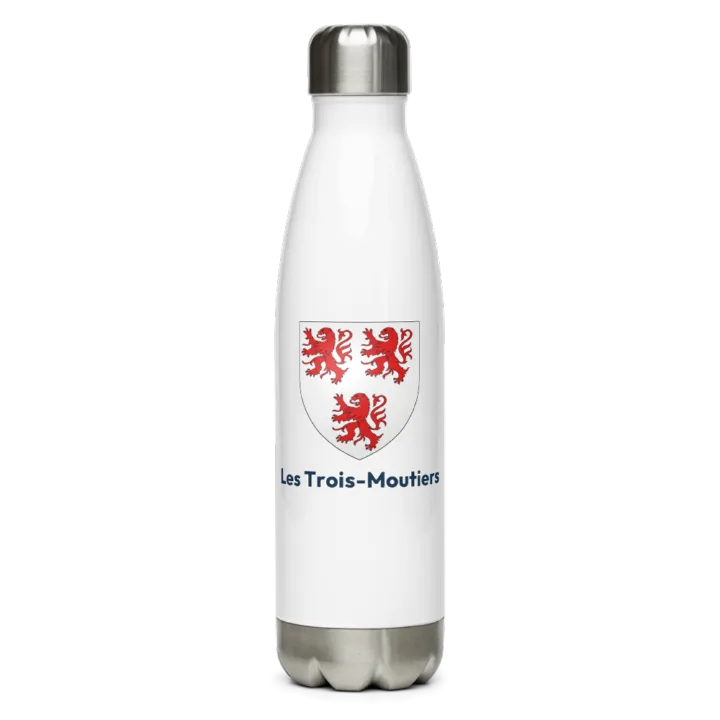 Gourde inox blason de Les Trois-Moutiers