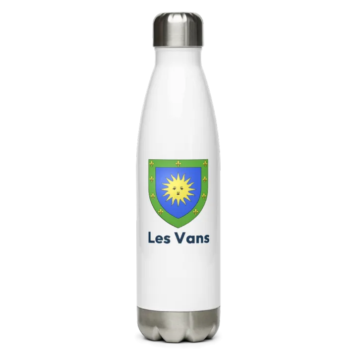 Gourde inox blason de Les Vans