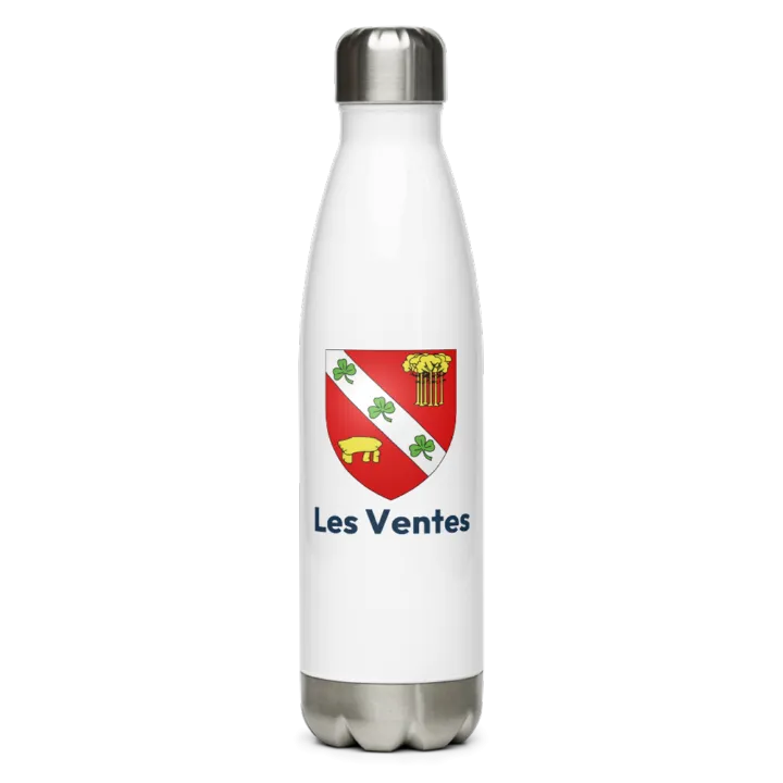 Gourde inox blason de Les Ventes