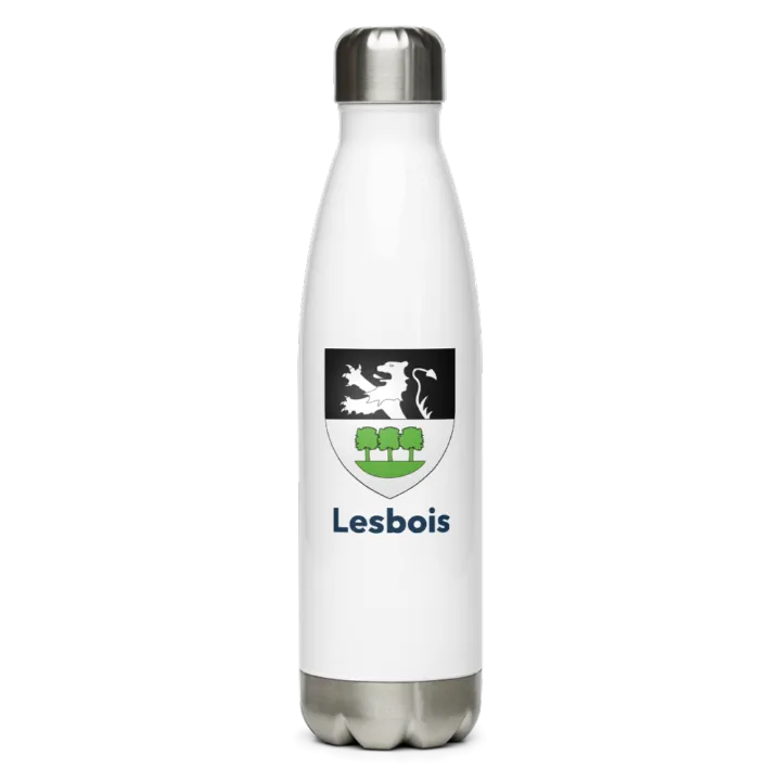 Gourde inox blason de Lesbois