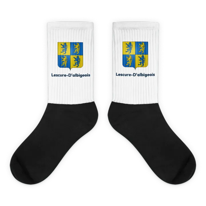 Chaussettes — blason de Lescure-d'Albigeois