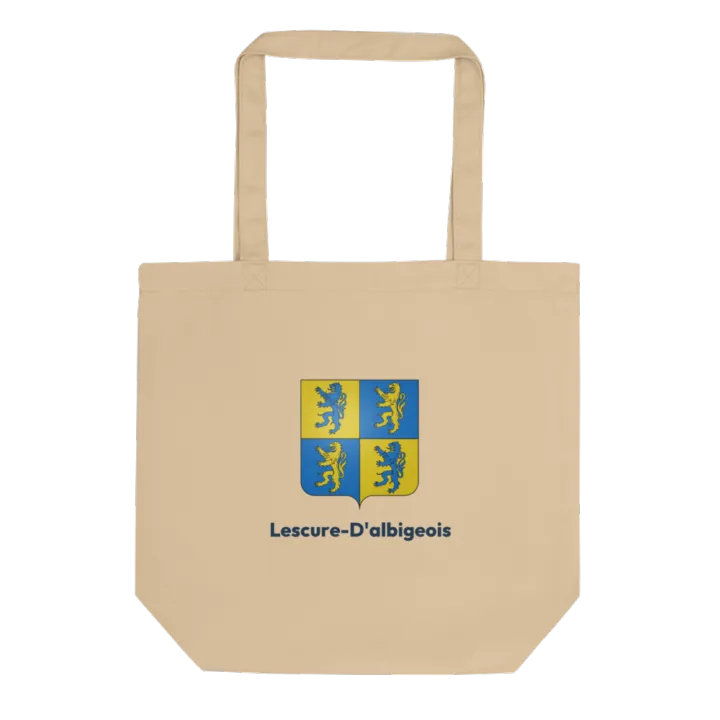 Tote bag coton bio — blason de Lescure-d'Albigeois