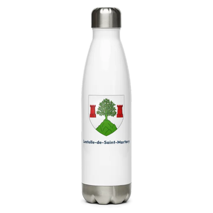 Gourde inox blason de Lestelle-de-Saint-Martory