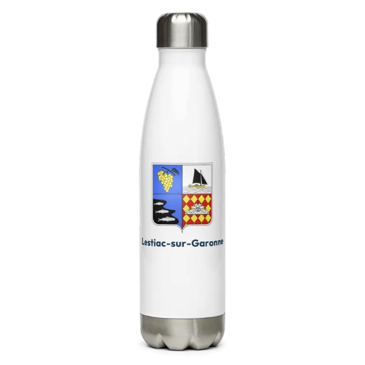 Gourde inox blason de Lestiac-sur-Garonne