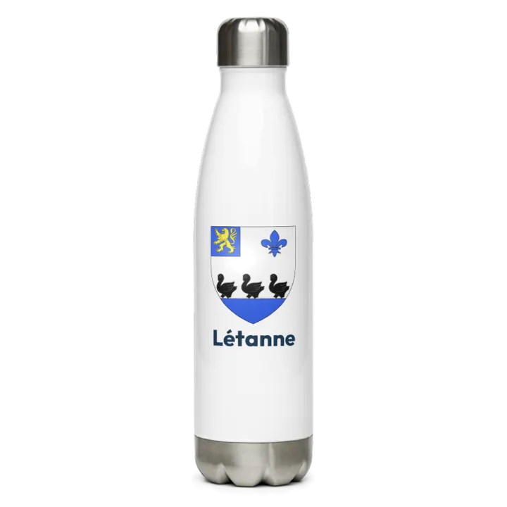Gourde inox blason de Létanne