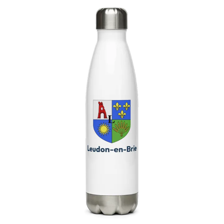 Gourde inox blason de Leudon-en-Brie