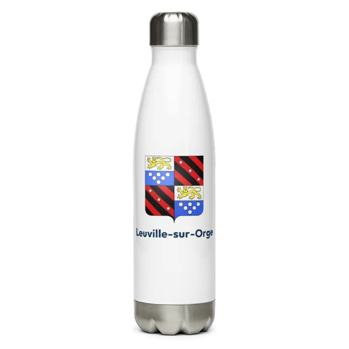 Gourde inox — blason de Leuville-sur-Orge