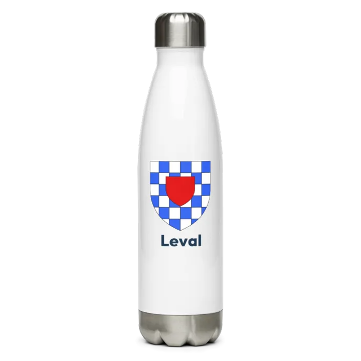 Gourde inox blason de Leval