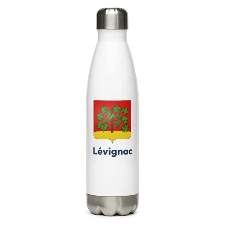 Gourde inox blason de Lévignac