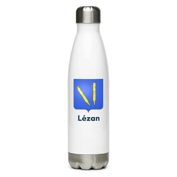 Gourde inox blason de Lézan