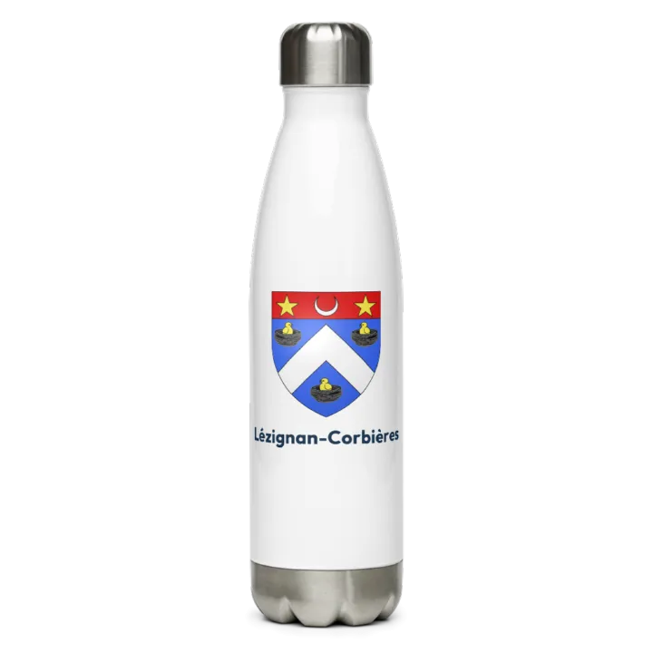Gourde inox blason de Lézignan-Corbières