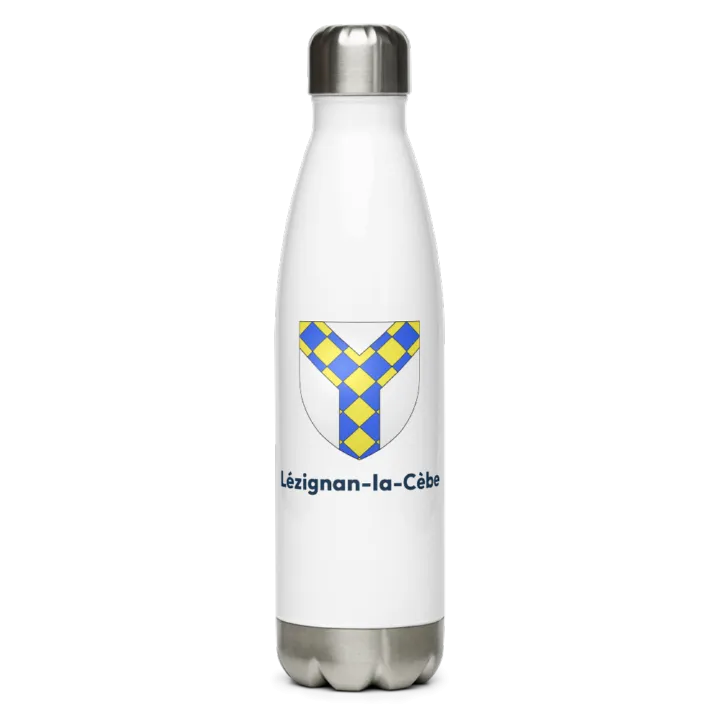 Gourde inox blason de Lézignan-la-Cèbe