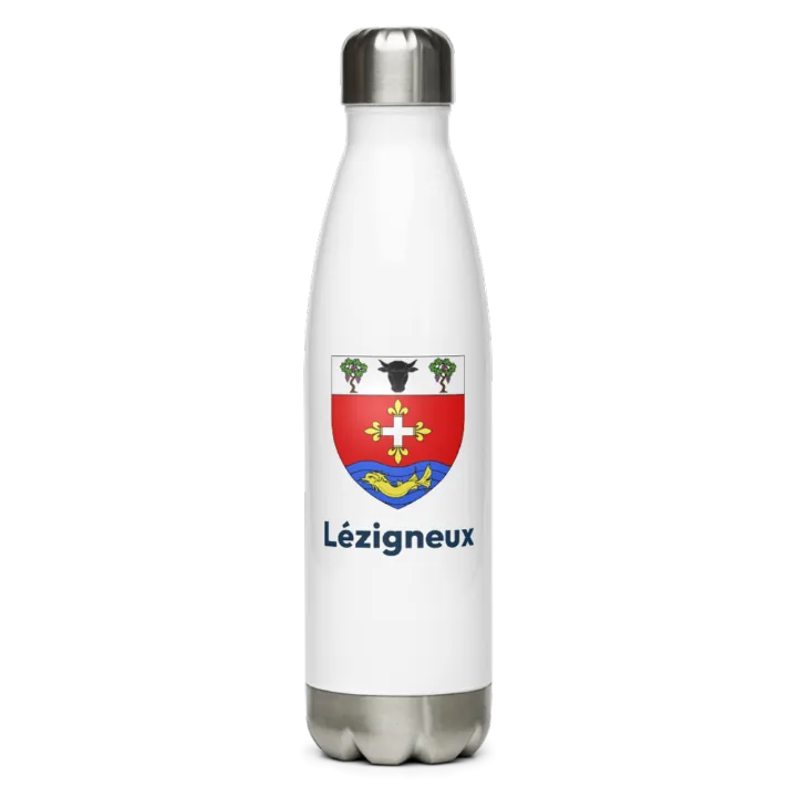 Gourde inox blason de Lézigneux