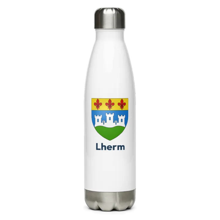 Gourde inox blason de Lherm