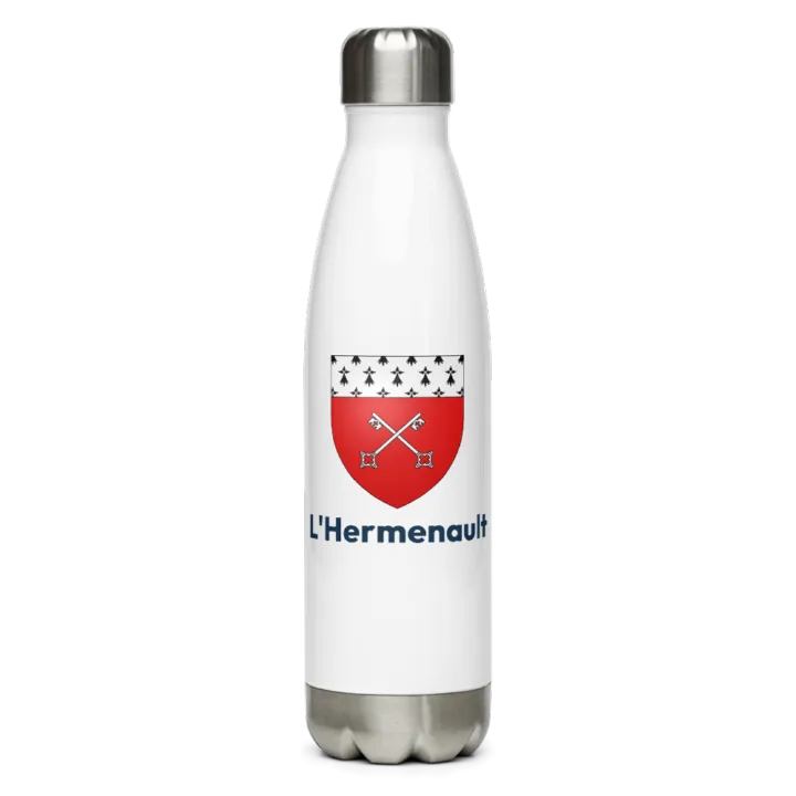 Gourde inox — blason de l'Hermenault