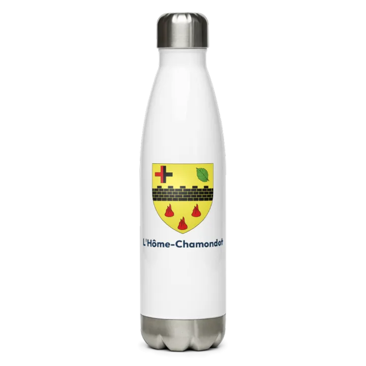 Gourde inox blason de L'Hôme-Chamondot