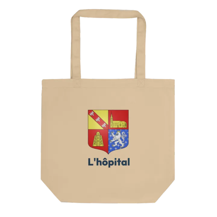Tote bag coton bio — blason de l'Hôpital