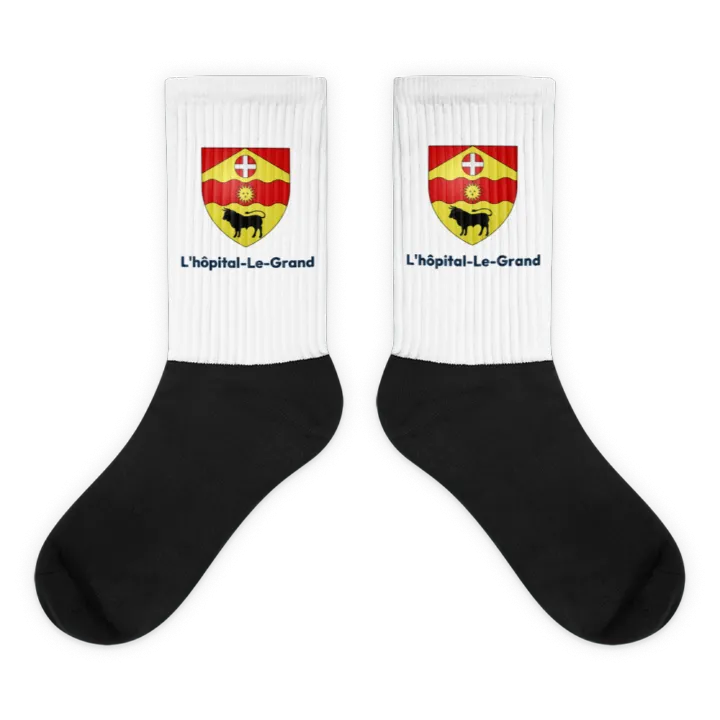 Chaussettes — blason de l'Hôpital-le-Grand