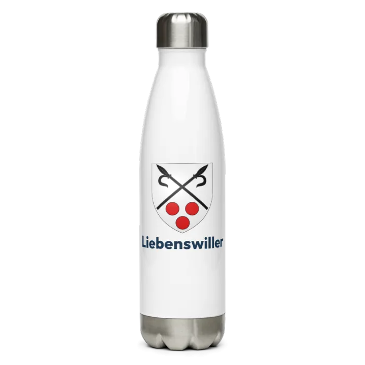 Gourde inox blason de Liebenswiller