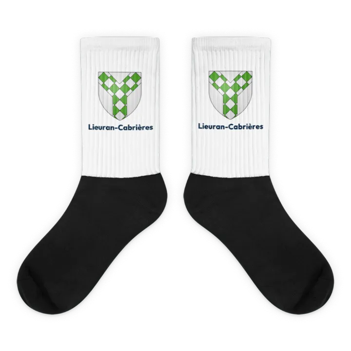 Chaussettes — blason de Lieuran-Cabrières