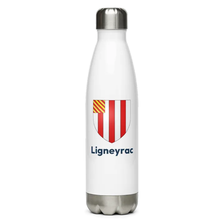 Gourde inox blason de Ligneyrac