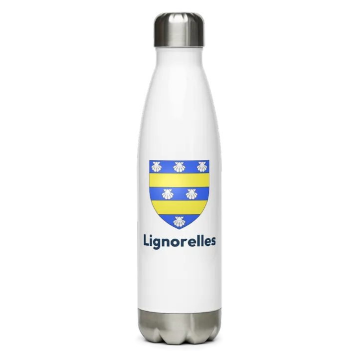 Gourde inox — blason de Lignorelles