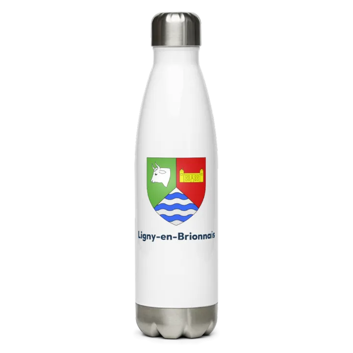 Gourde inox blason de Ligny-en-Brionnais