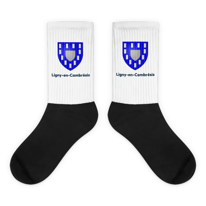 Chaussettes — blason de Ligny-en-Cambrésis