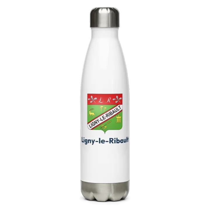 Gourde inox blason de Ligny-le-Ribault