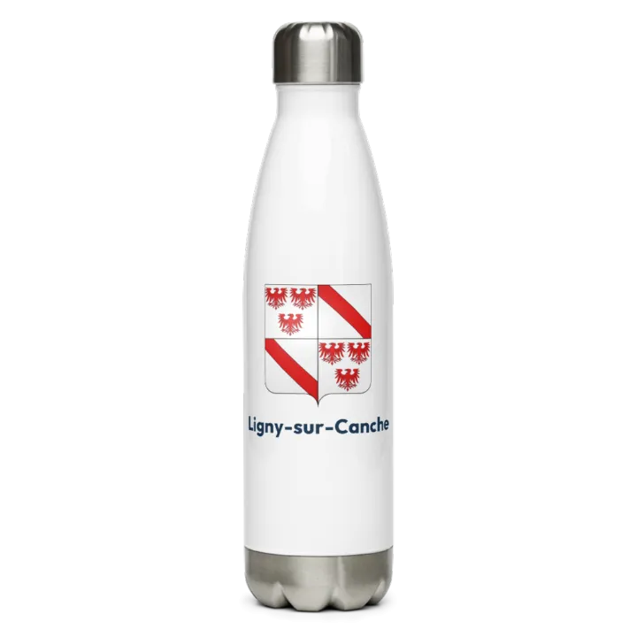 Gourde inox blason de Ligny-sur-Canche