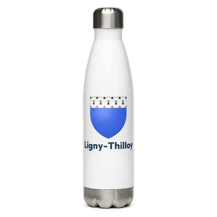 Gourde inox blason de Ligny-Thilloy
