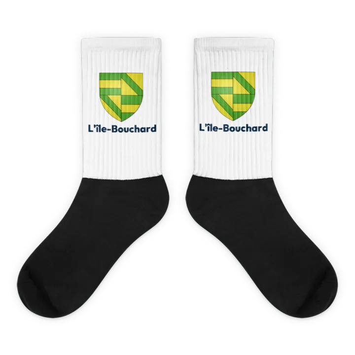 Chaussettes — blason de l'Île-Bouchard